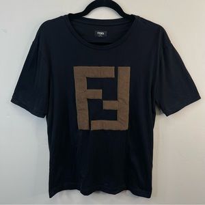 COPY - Fendi Roma “FF” Extra Large Black Shirt